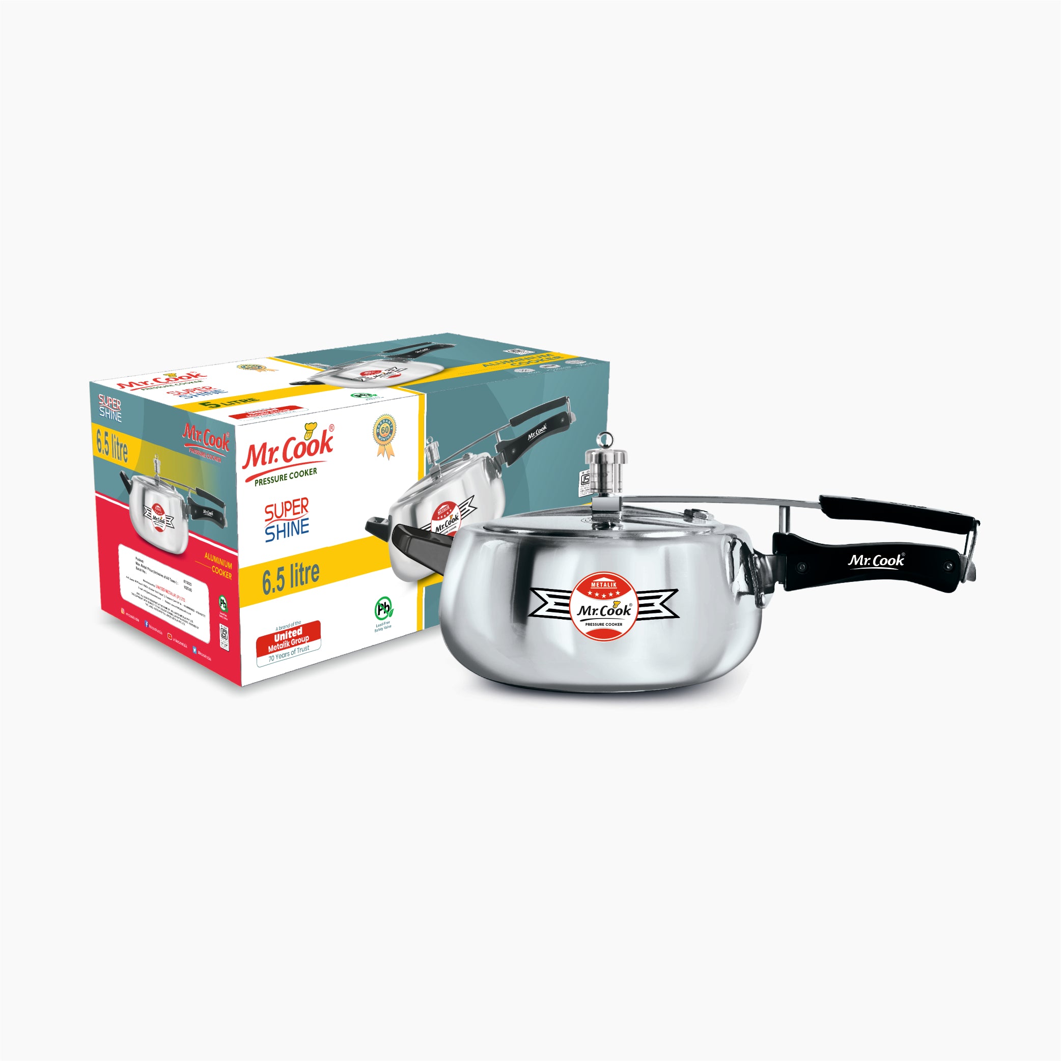 Mr.Cook Super Shine Pressure Cooker