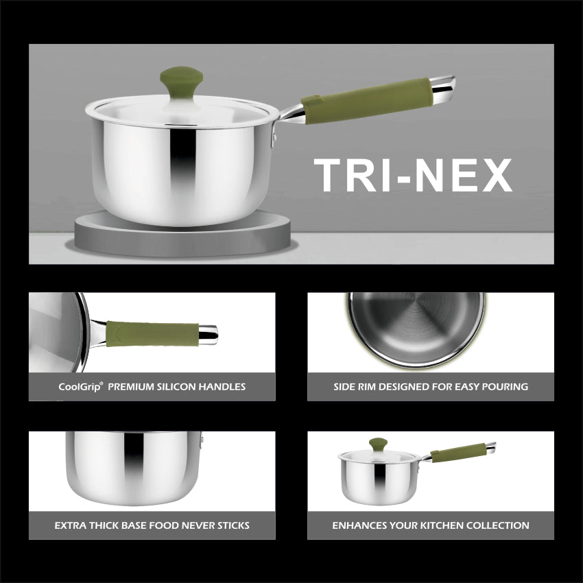 Tri-Nex 3 Layer Ultra Premium Sauce pan